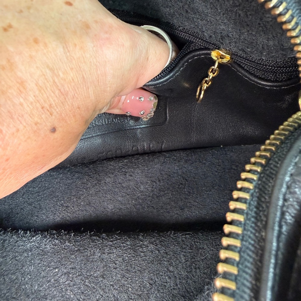 Vintage Coach Legacy 9167 Black Glove Tanned Leather Top of the Counter bag NYC - Picture 9 of 15